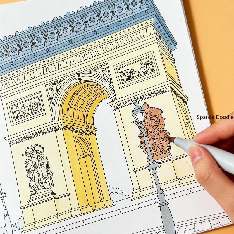 Photography Book - Livre de coloriage de croquis lignaires