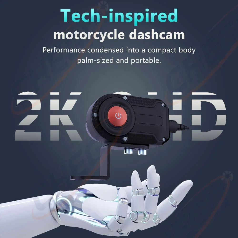 Caméra DVR Moto 2K HD WiFi Éta - Photographic Memory avis et prix