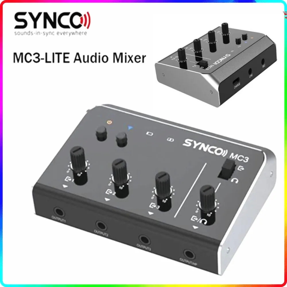 Synco MC3 Lite mélangeur Audio - Photography Videos Free avis et prix