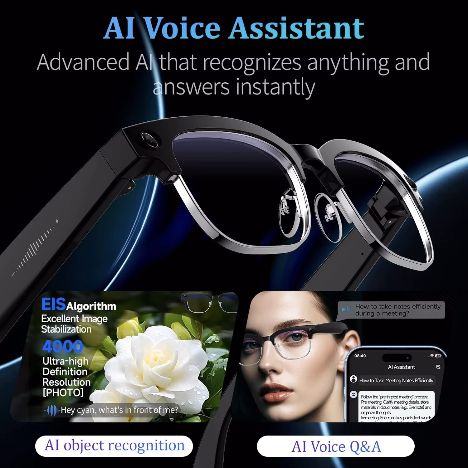 Lunettes intelligentes IA avec - Photography Japanese avis et prix