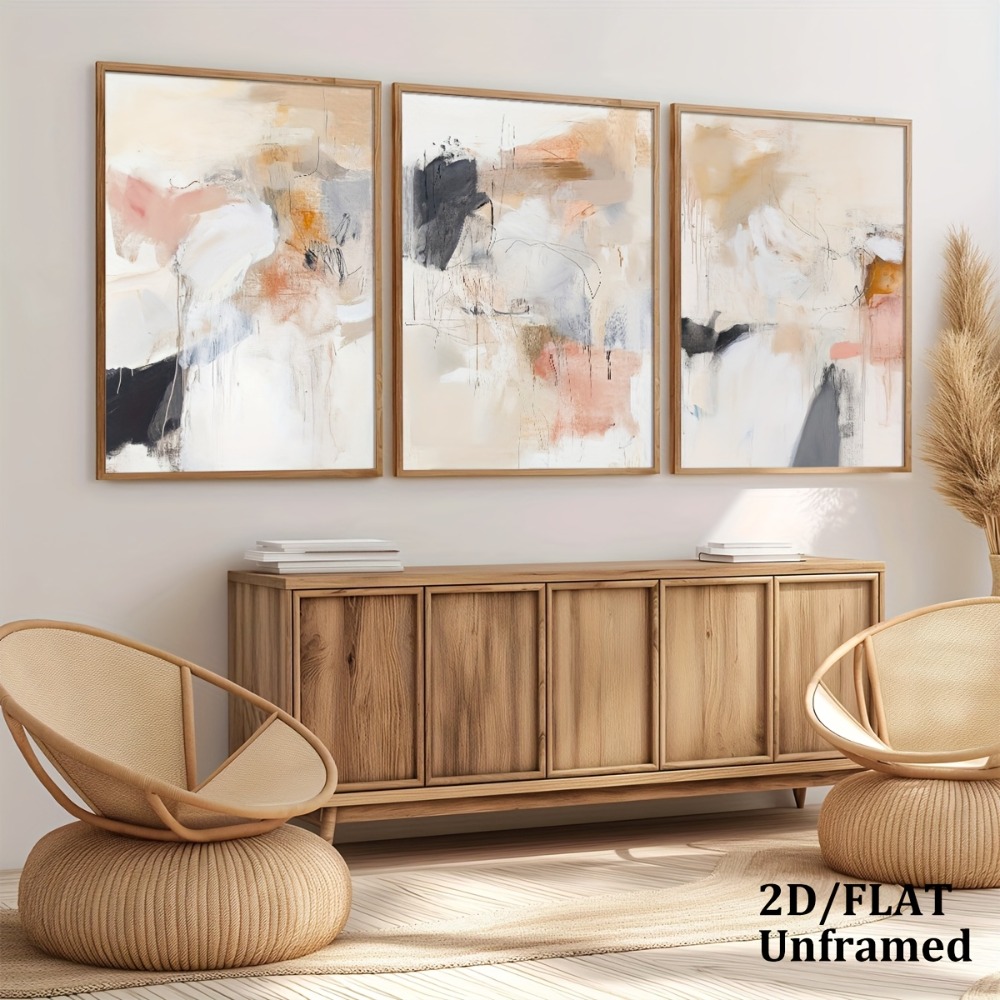 Lot de 3 tableaux muraux sans  - Photography Geometry avis et prix