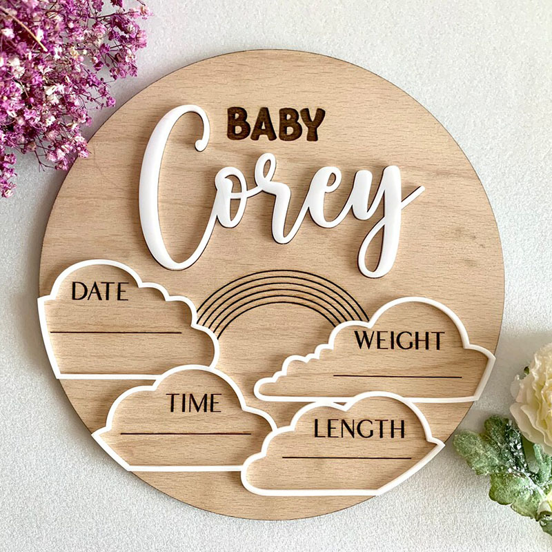 Signe d'annonce de naissance d - Photography Prompt avis et prix