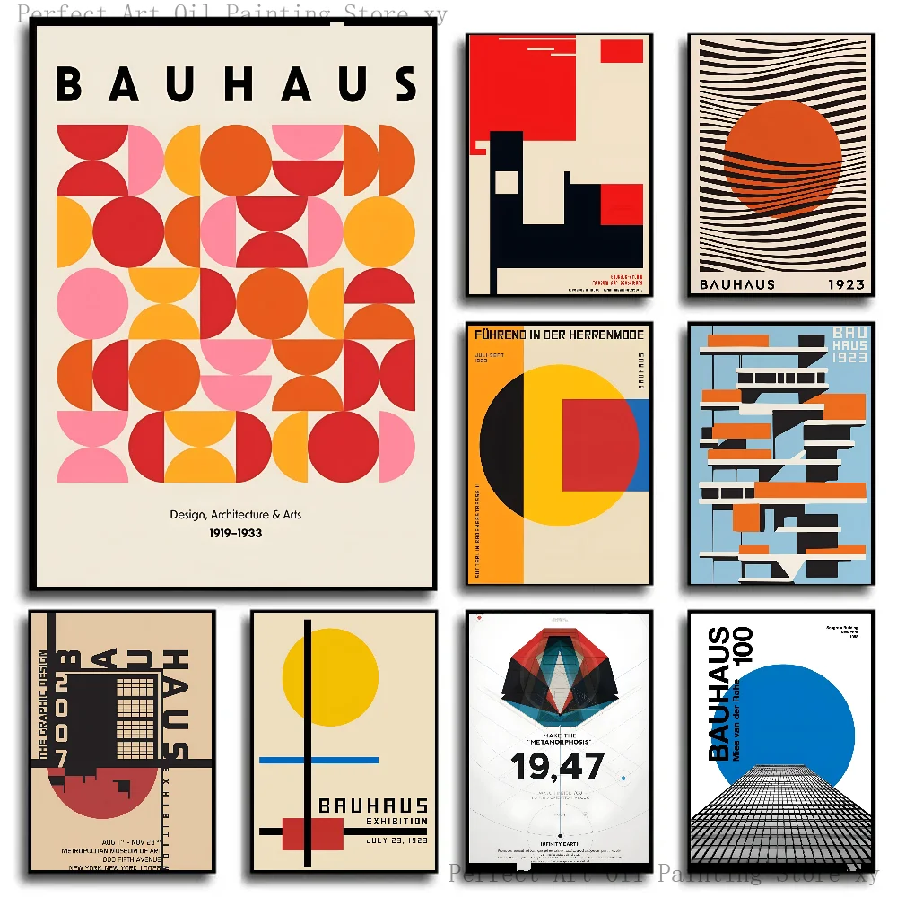 Bauhaus – affiche géométrique  - Photography Geometry avis et prix
