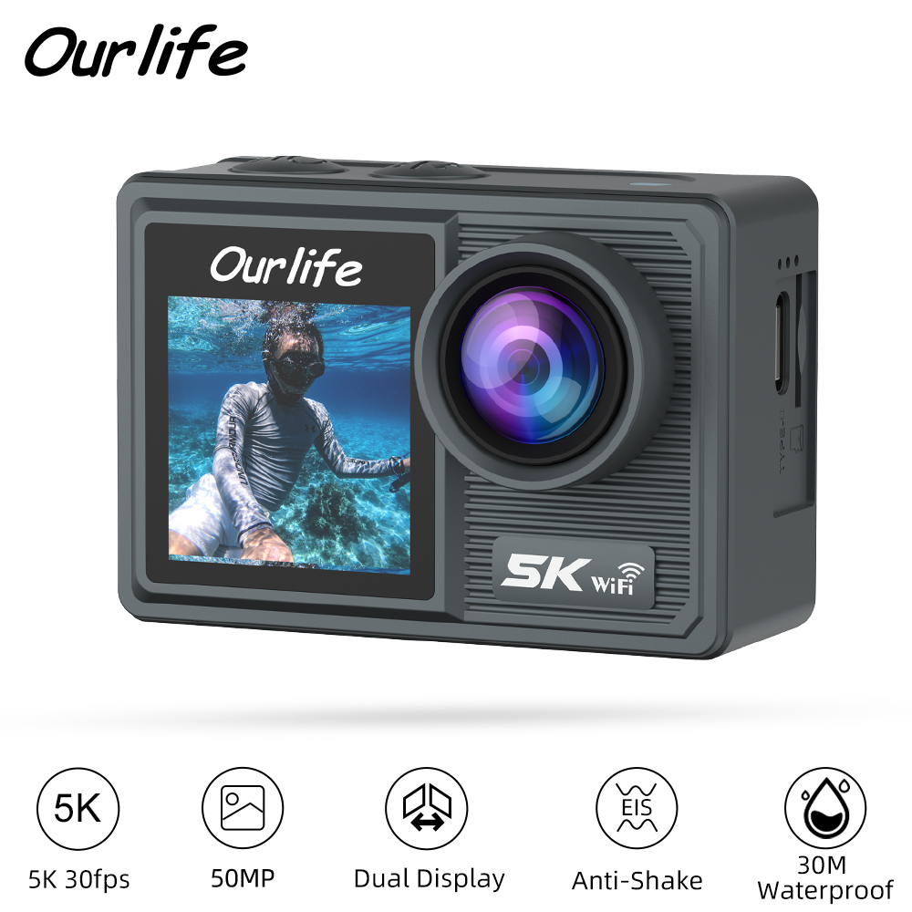 Caméra d'action Ourlife 5K 4K  - Photographic Memory avis et prix